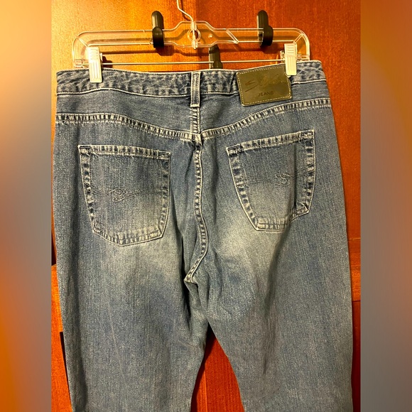 Vintage Y2K Silver Button Fly Jeans - Picture 4 of 12